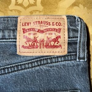 Dark Wash Ribcage Straight Levis Jeans